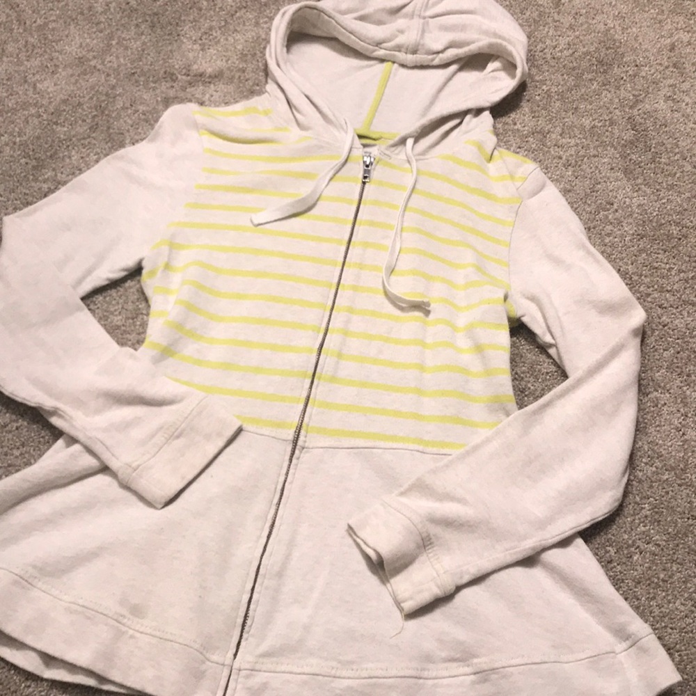 Anthropology zip up hoodie